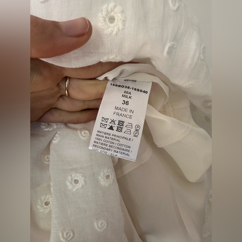 Chloe White Ruffle Dress - Picture 6 of 8